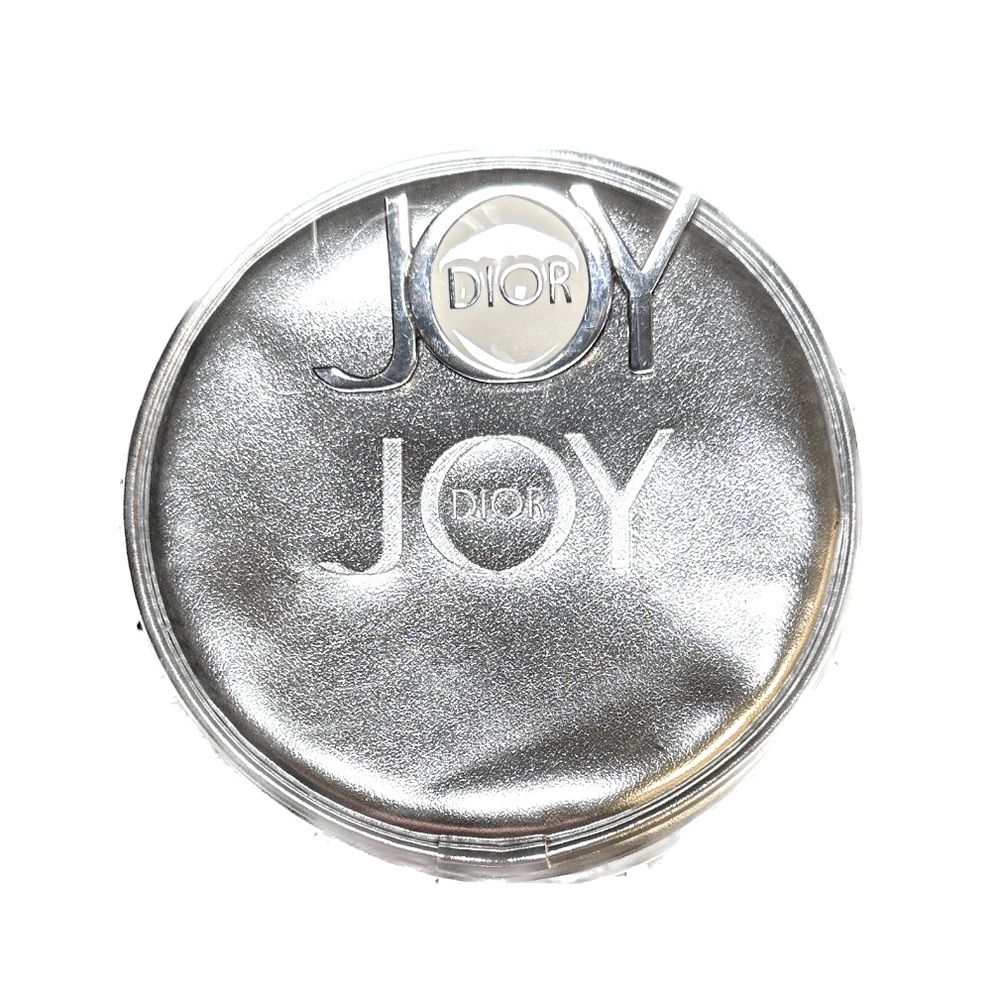 DIOR JOY Pin and Metallic Silver Pouch